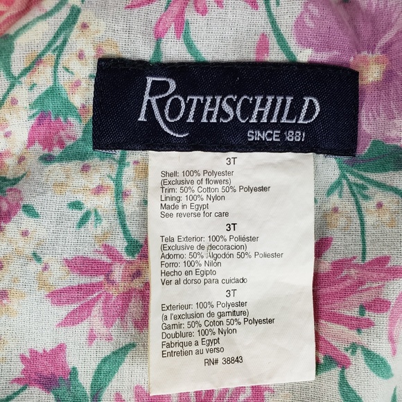 Rothschild Girls Trench Coat Size 3T - Picture 5 of 8